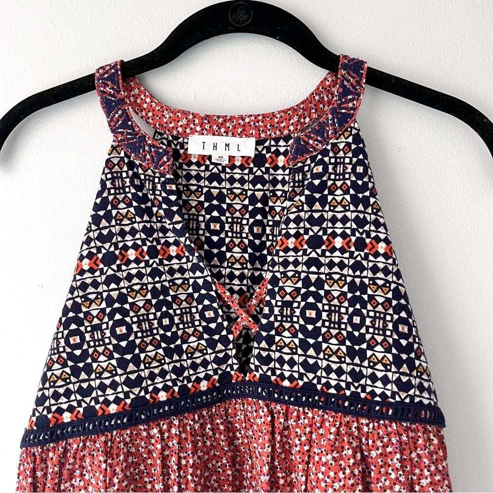 Thml Halter Top Pattern Blouse - image 3